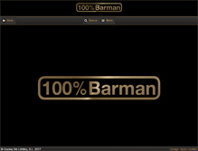 Tablet Screenshot of 100x100barman.com